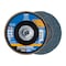 Pferd 5" x 5/8-11 Thd. POLIFAN Flap Disc - Z PSF EXTRA STEELOX, Zirconia, 40 Grit, Flat 60493 - alternate 1